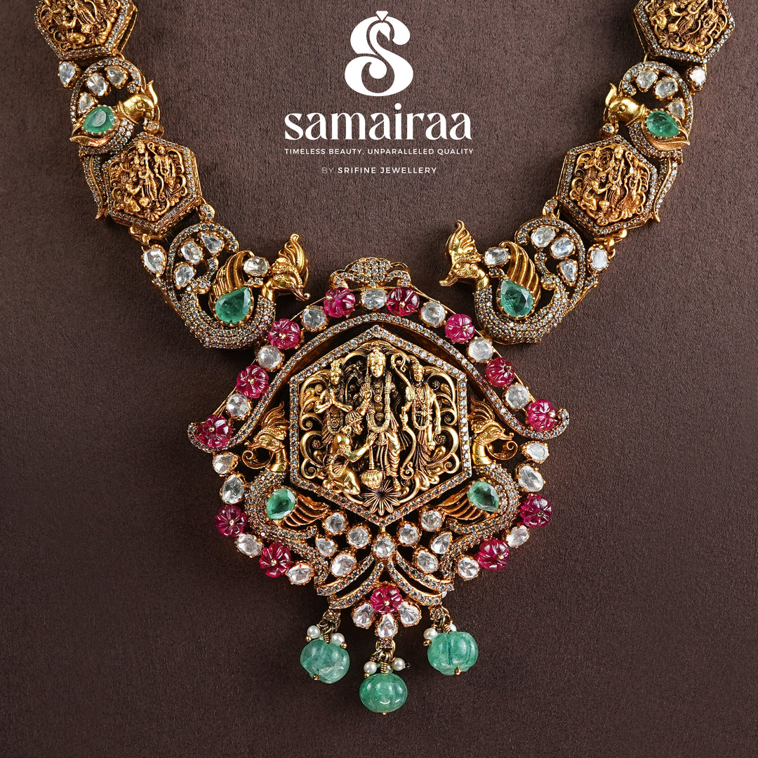 Temple Moissanite Necklace