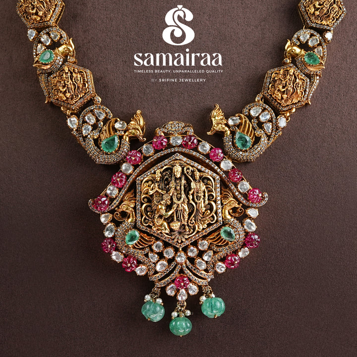 Temple Moissanite Necklace