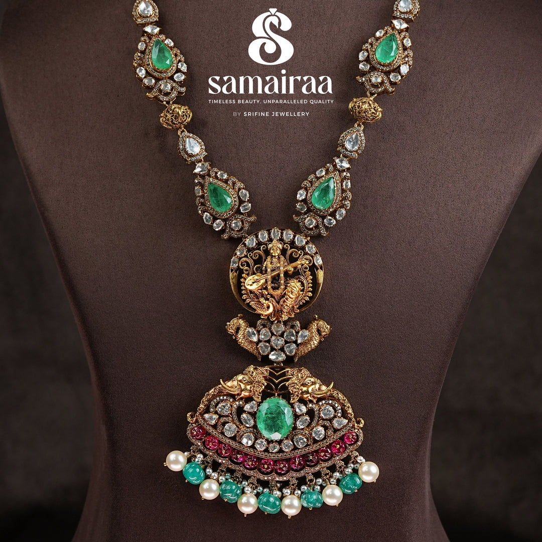 Temple Moissanite Necklace