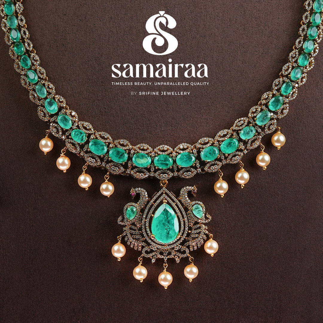 Victorian Emerald Necklace