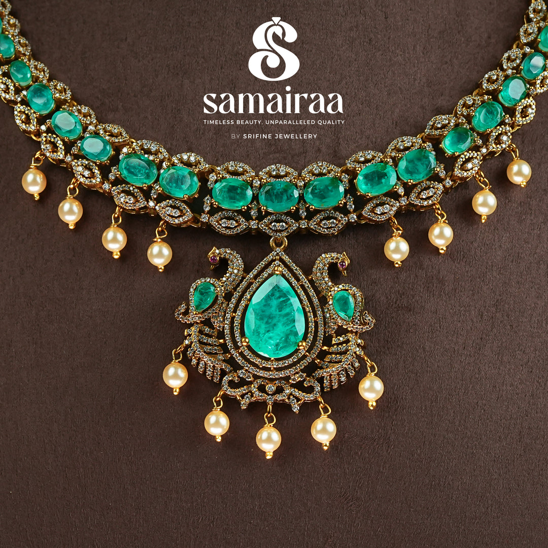 Victorian Emerald Necklace