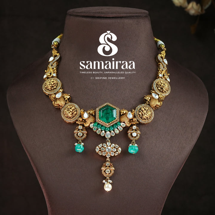 Moissanite Emerald Necklace