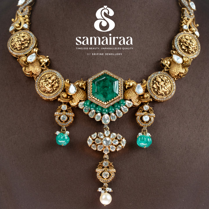 Moissanite Emerald Necklace