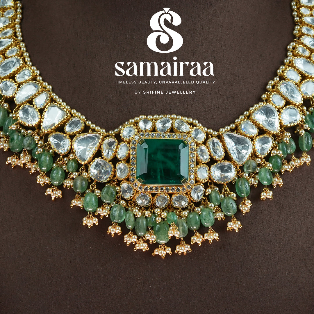 Moissanite Emerald Necklace