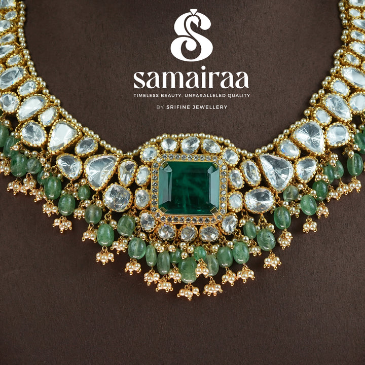 Moissanite Emerald Necklace