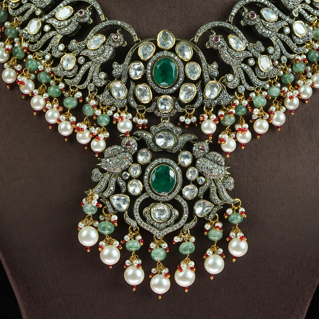 Victorian Moissanite Necklace