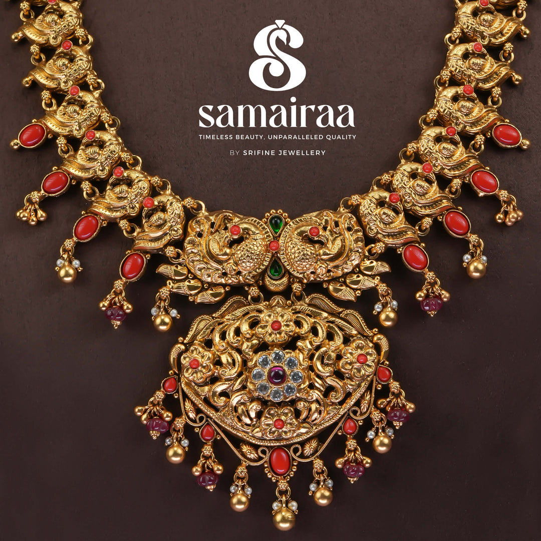 Temple Nakshi Necklace