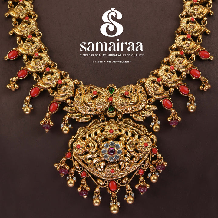 Temple Nakshi Necklace