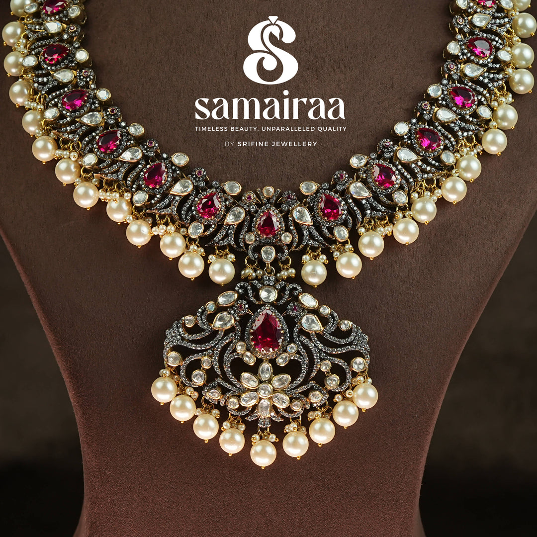 Victorian Moissanite Necklace