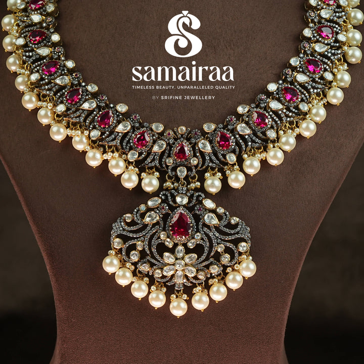 Victorian Moissanite Necklace