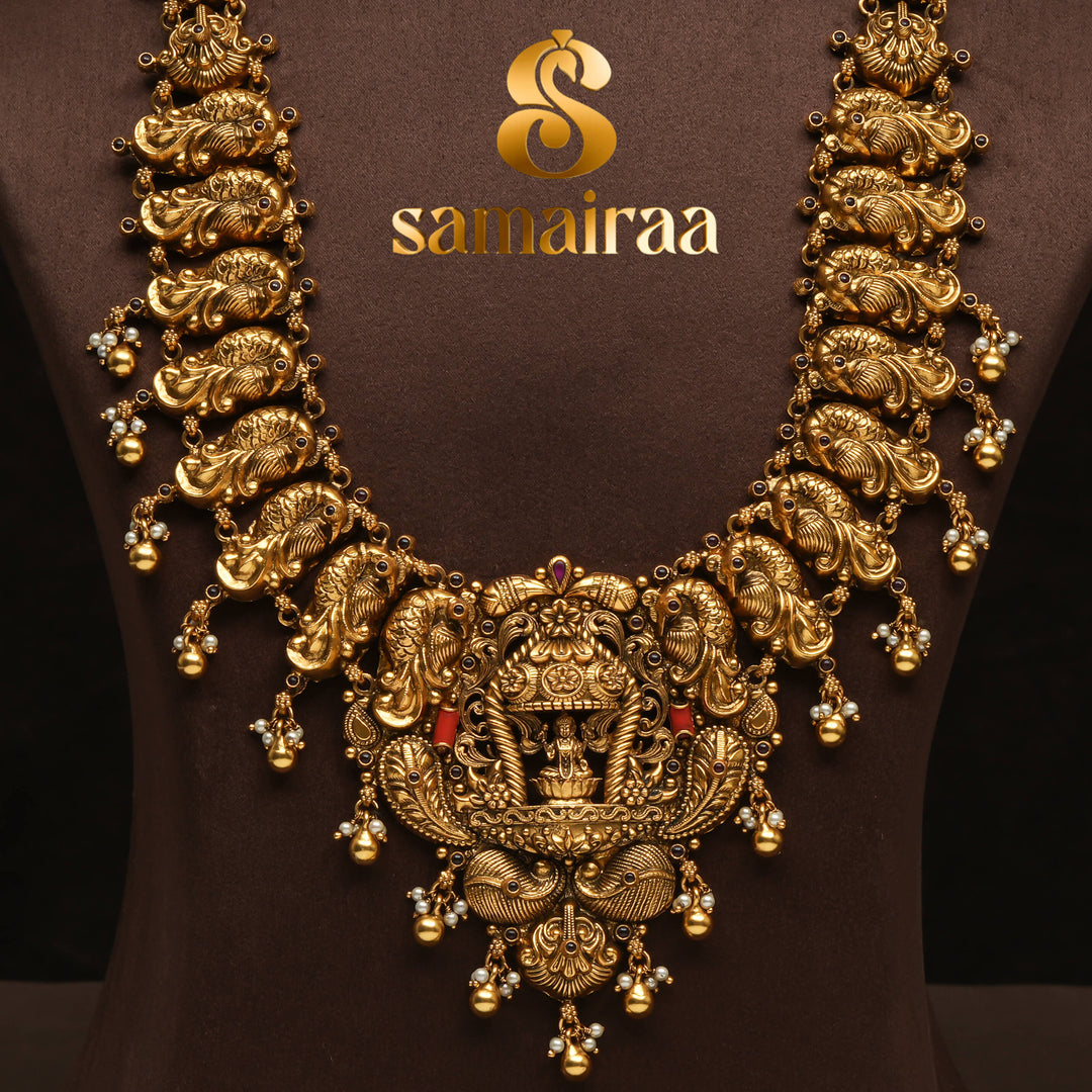 Temple Nakshi Necklace