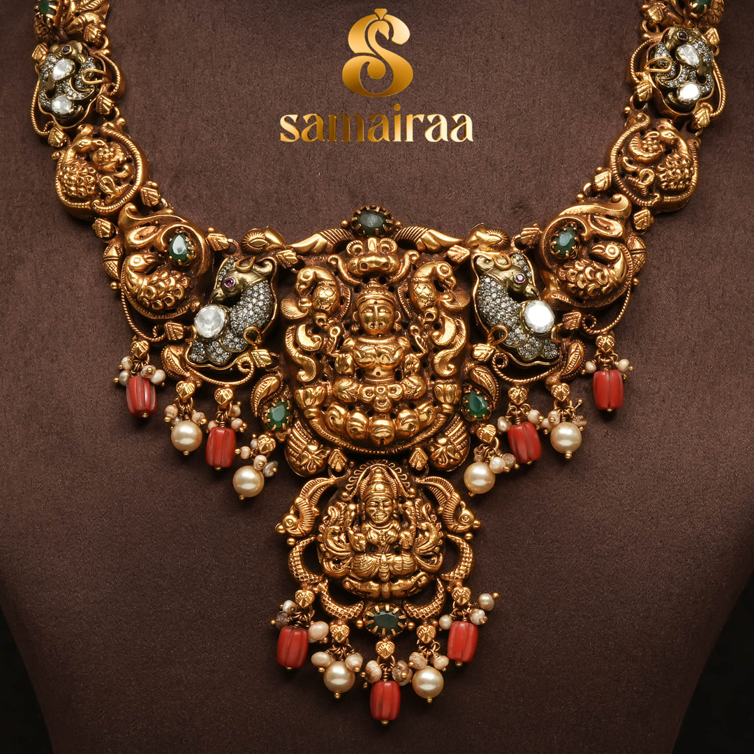 Temple Nakshi Necklace