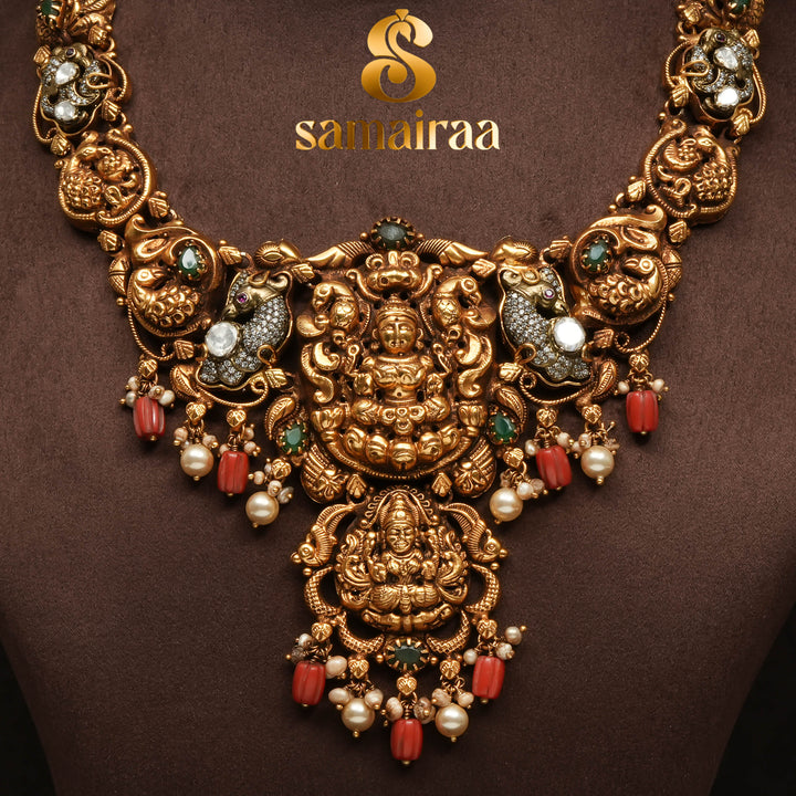 Temple Nakshi Necklace