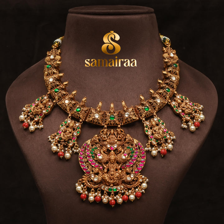 Temple Nakshi Necklace