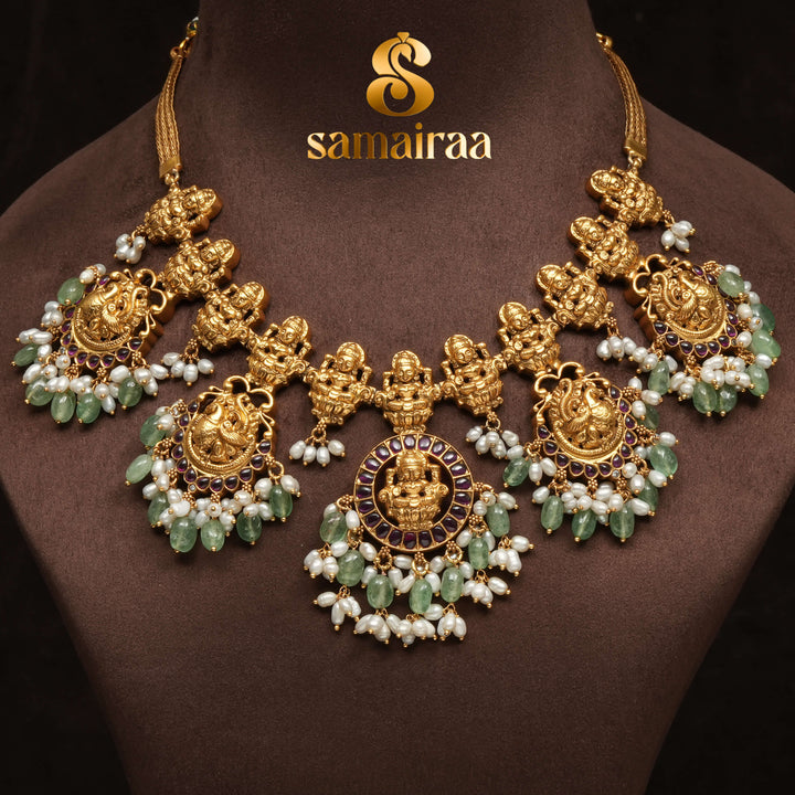 Temple Nakshi Necklace