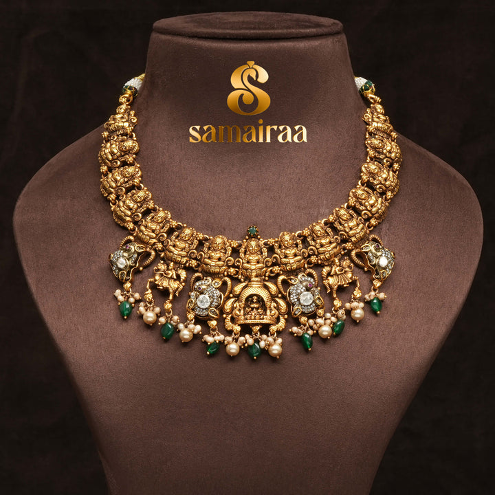 Temple Nakshi Necklace