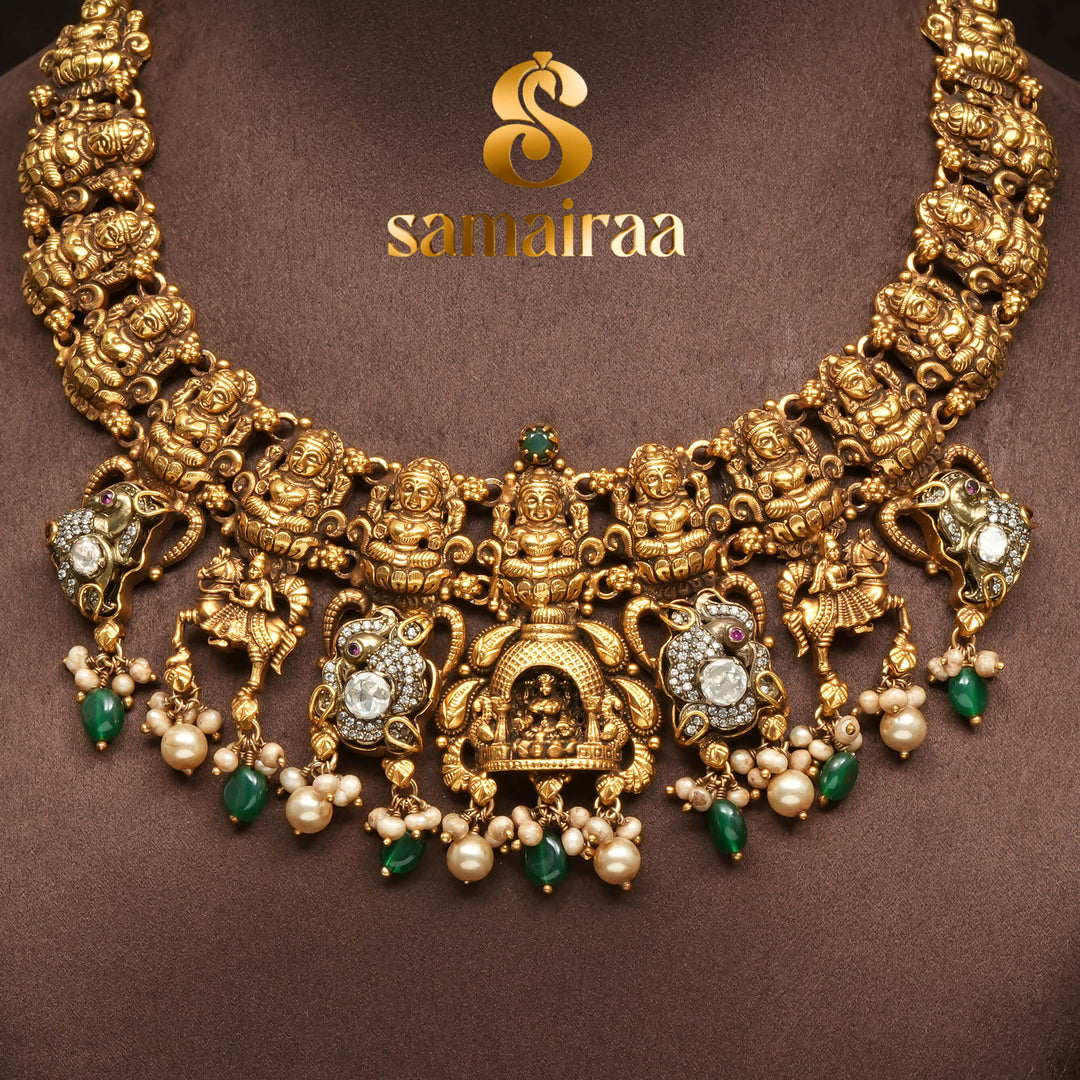 Temple Nakshi Necklace