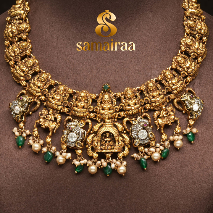 Temple Nakshi Necklace