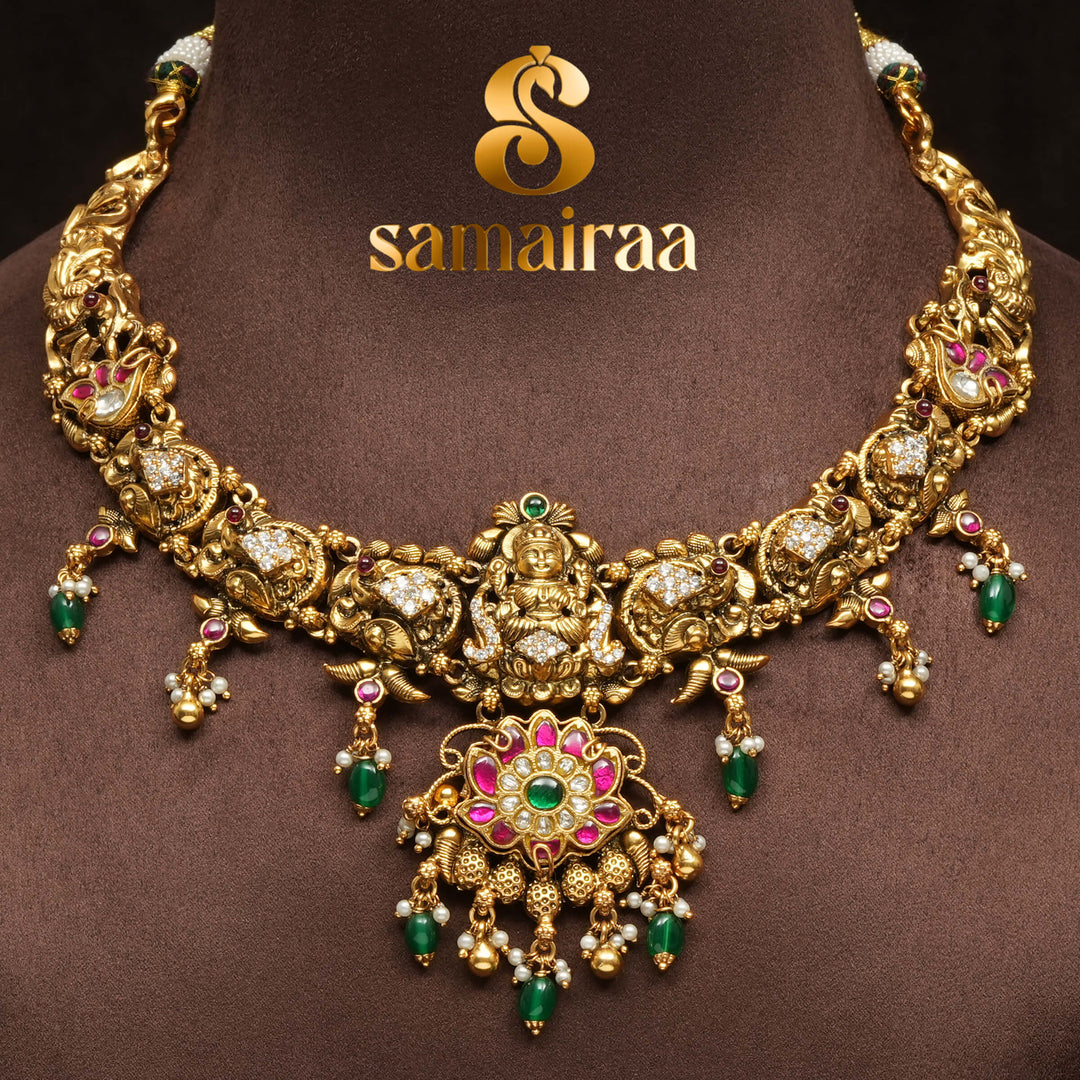 Temple Nakshi Necklace