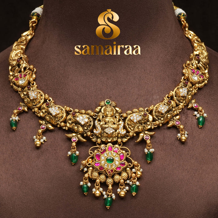 Temple Nakshi Necklace