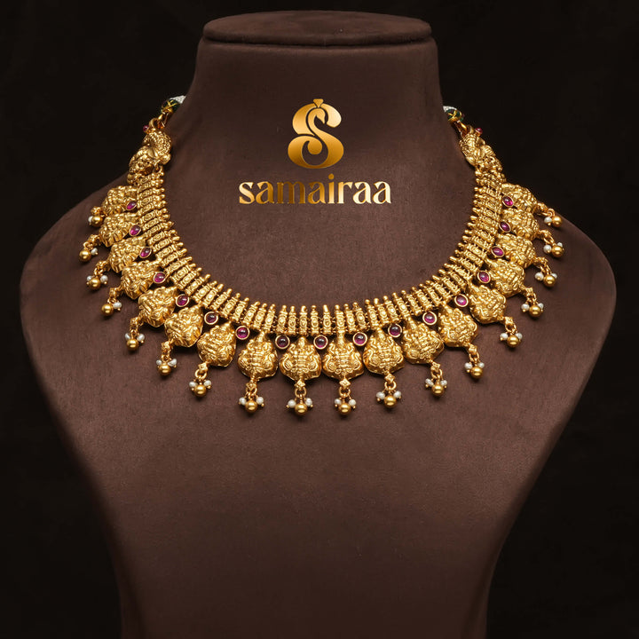 Temple Nakshi Necklace