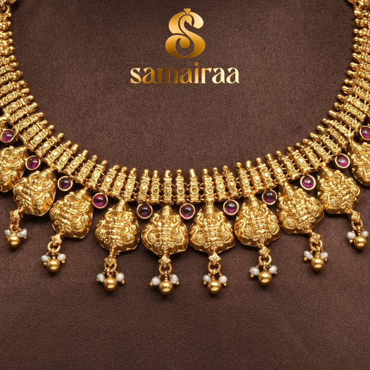 Temple Nakshi Necklace