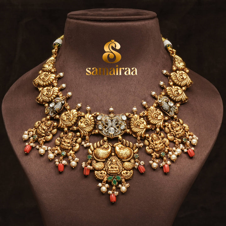 Temple Nakshi Necklace