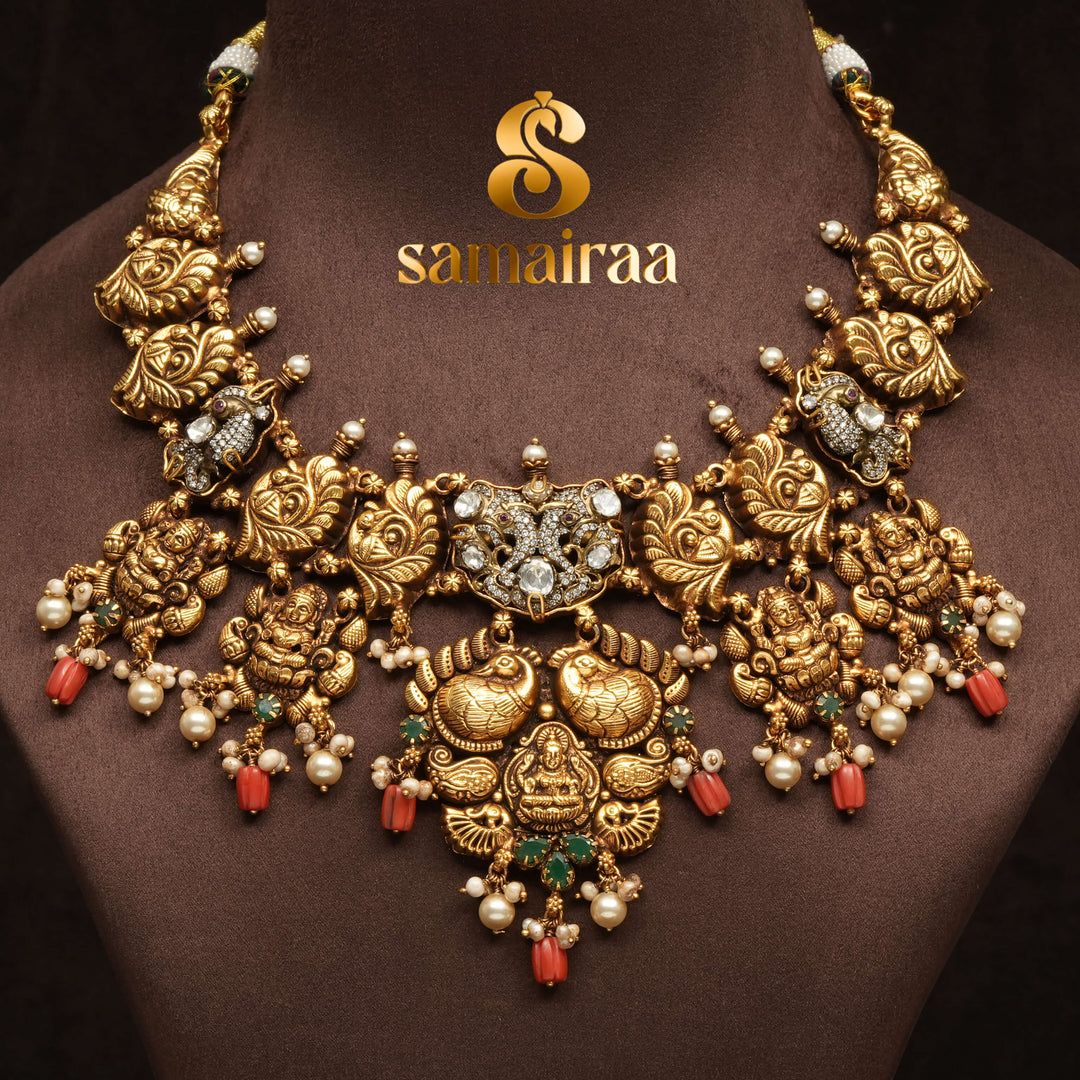 Temple Nakshi Necklace