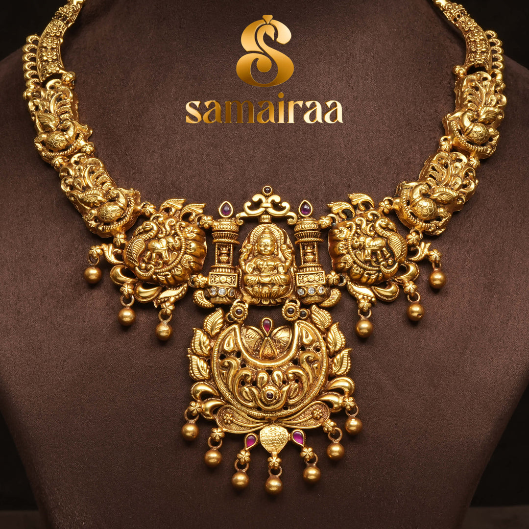 Temple Nakshi Necklace