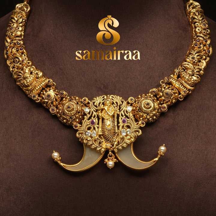 Temple Nakshi Necklace