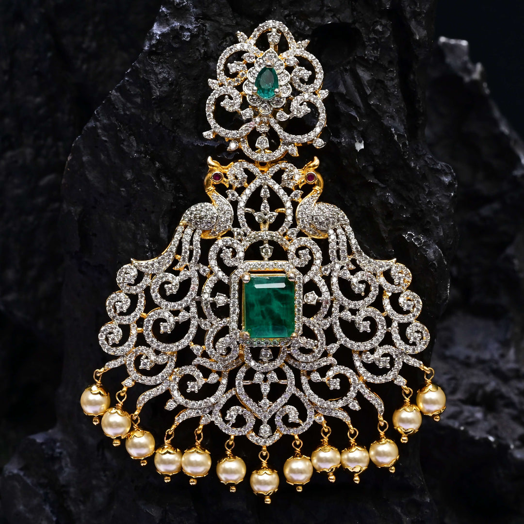 CZ Emerald Pendant
