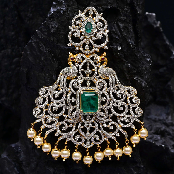 CZ Emerald Pendant