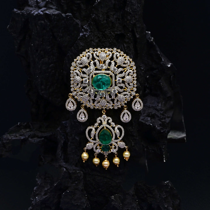 CZ Emerald Pendant