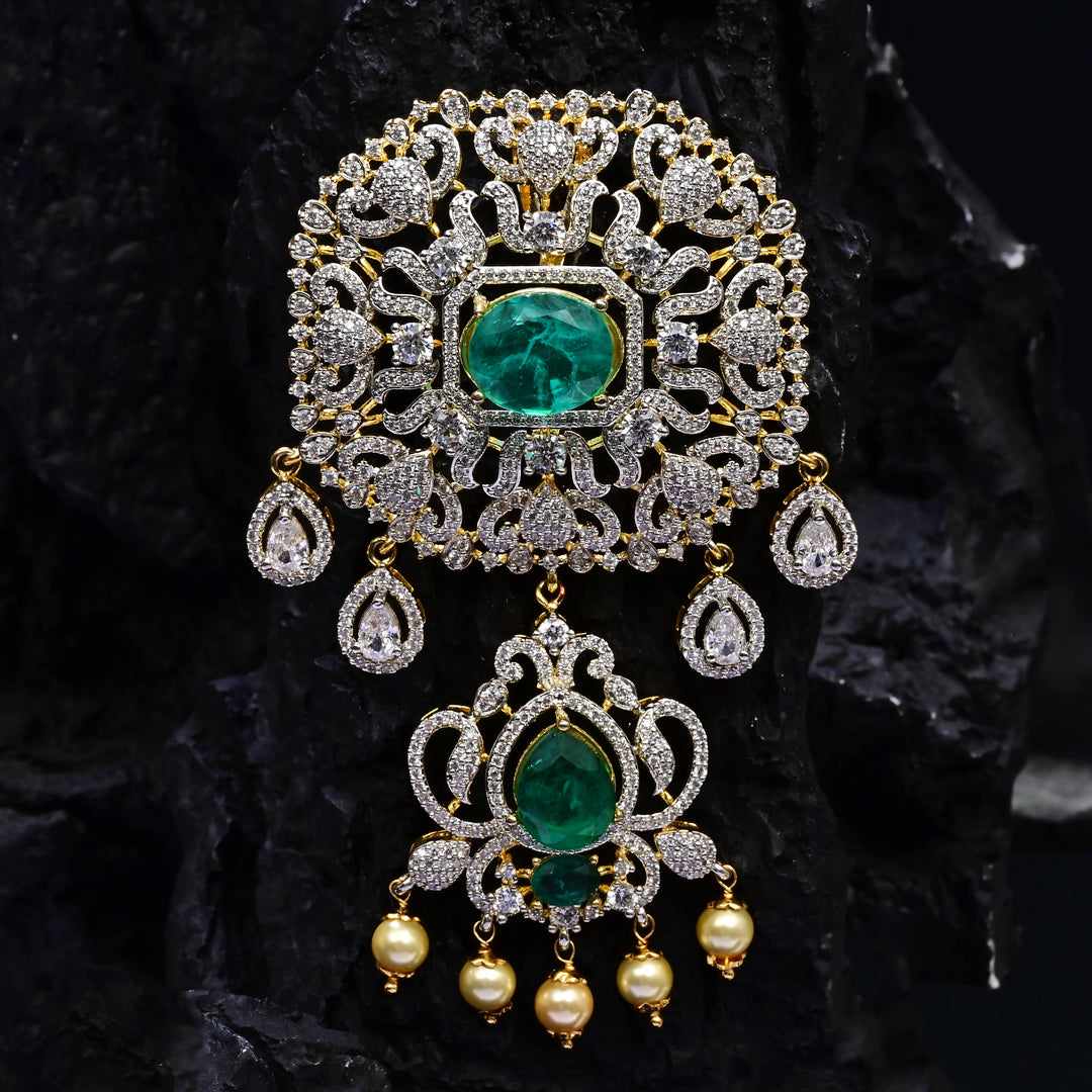 CZ Emerald Pendant