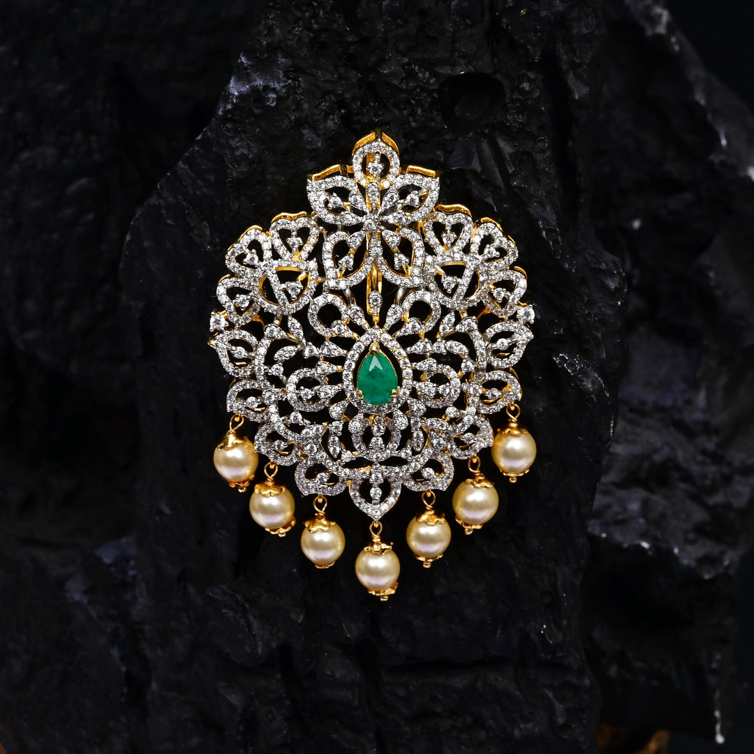CZ Emerald Pendant