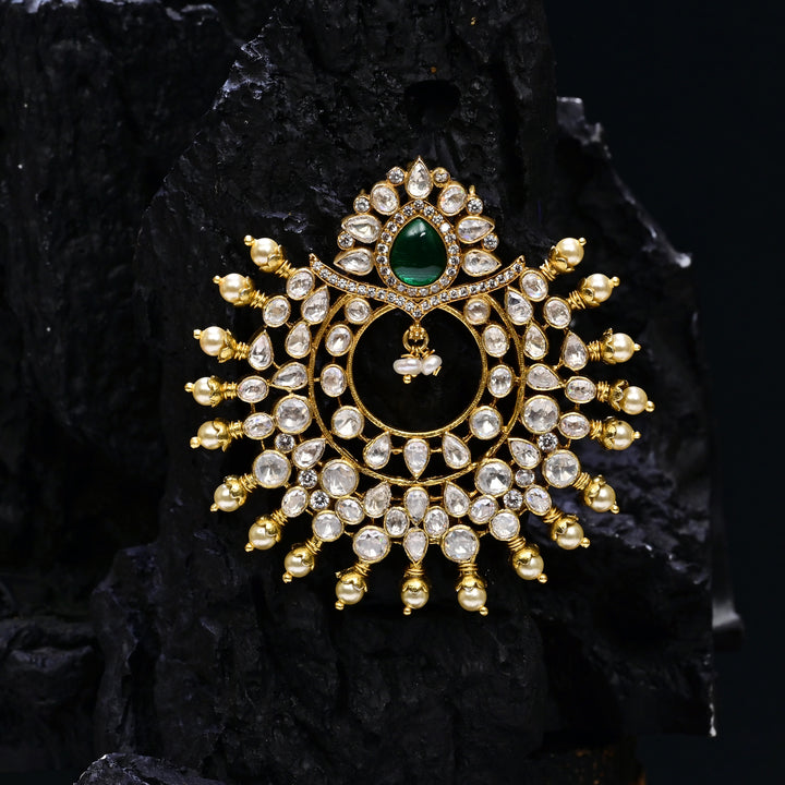 Moissanite Emerald Pendant