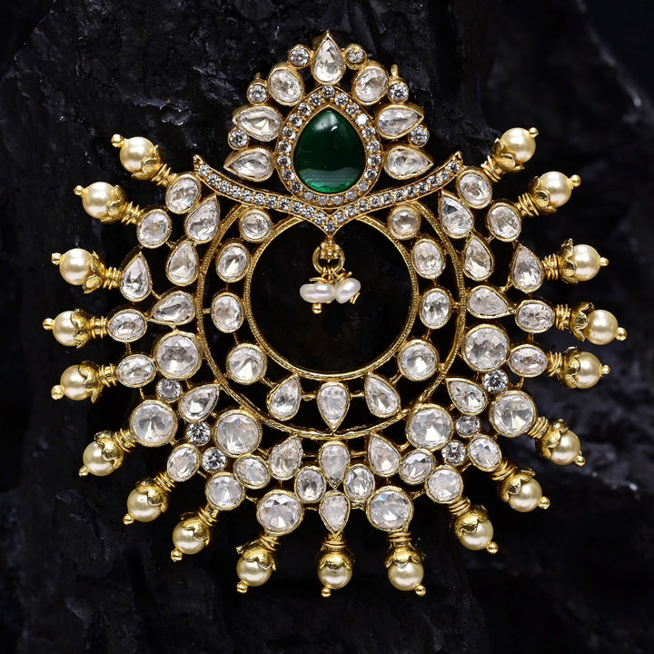 Moissanite Emerald Pendant