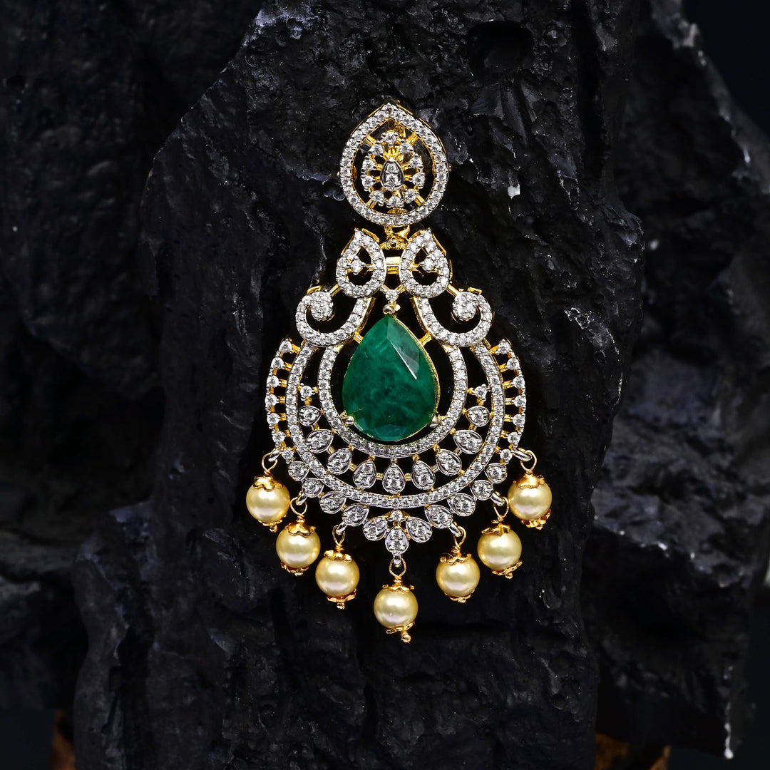 CZ Emerald Pendant