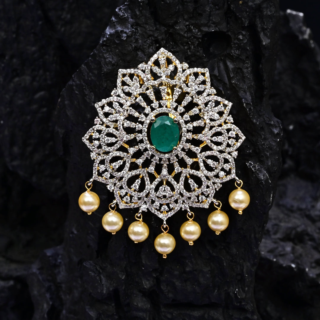 CZ Emerald Pendant