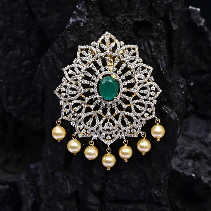 CZ Emerald Pendant