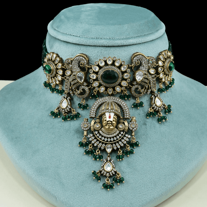 Victorian Balaji Beads Choker Set