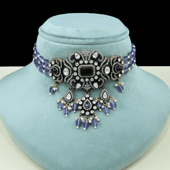 Victorian Beads Choker Set