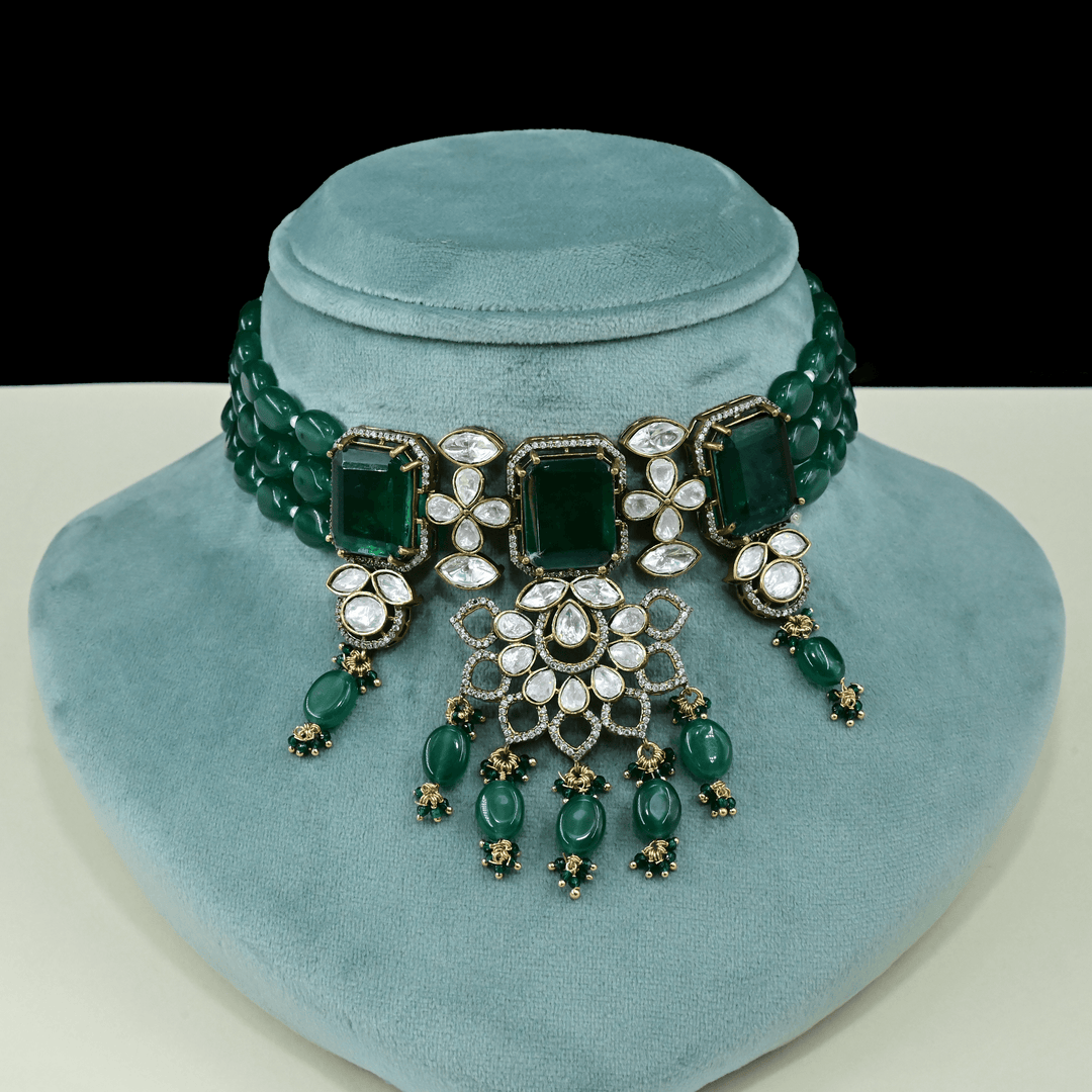 Victorian Beads Choker Set