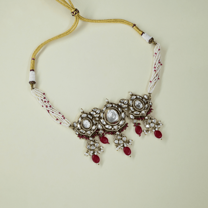 Victorian Beads Choker Set