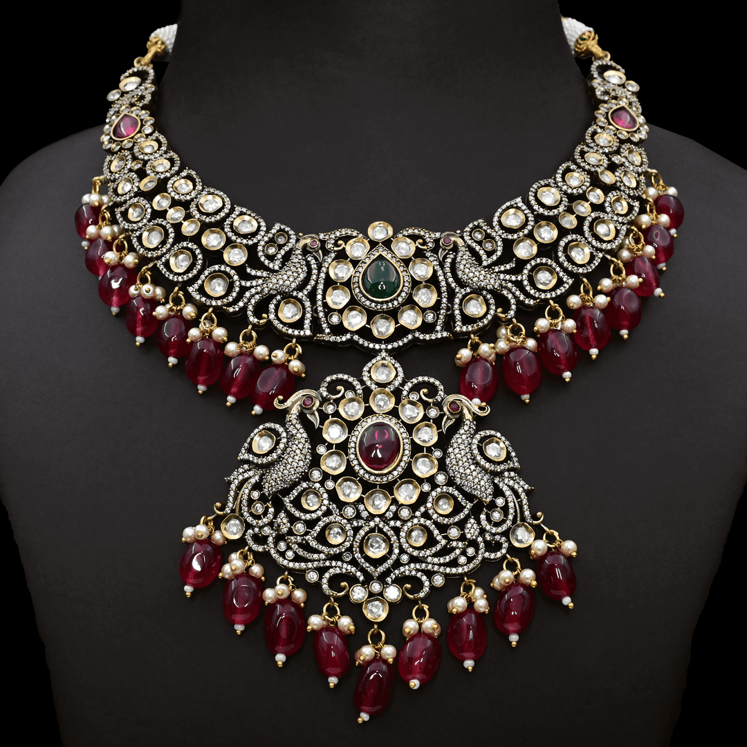 Victorian Nakshi Necklace Set