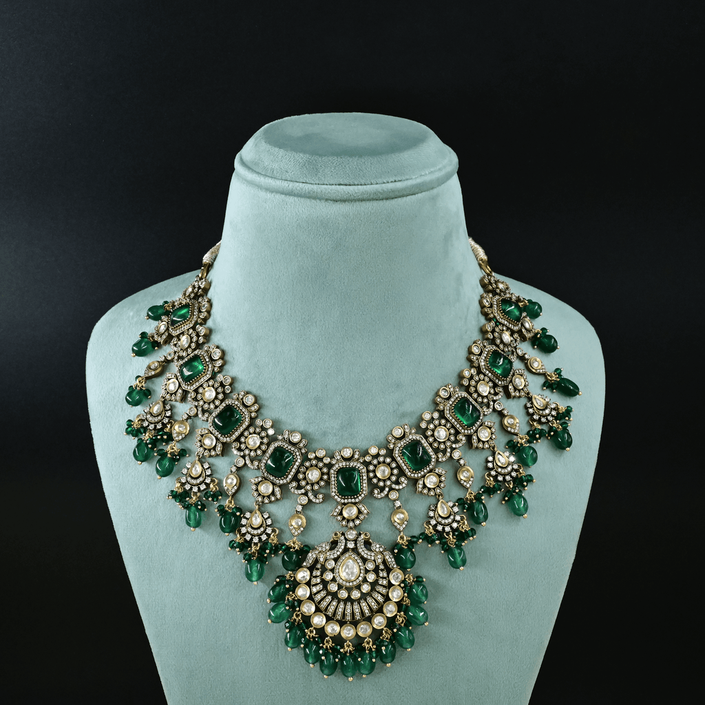 Victorian Nakshi Heavy Necklace Set