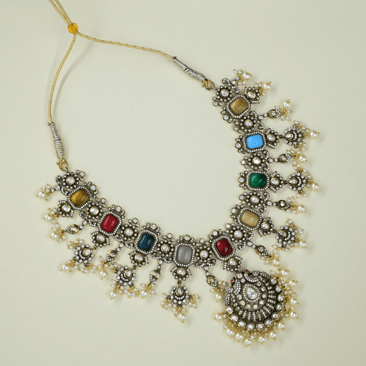 Victorian Nakshi Heavy Necklace Set