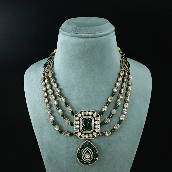 Victorian 3-Layered Heavy Necklace Set