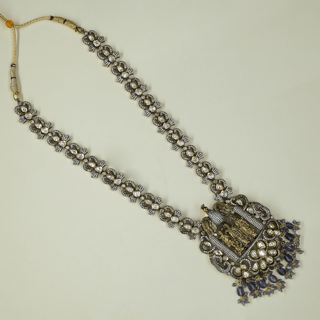 Victorian Ram Parivar Heavy Necklace Set