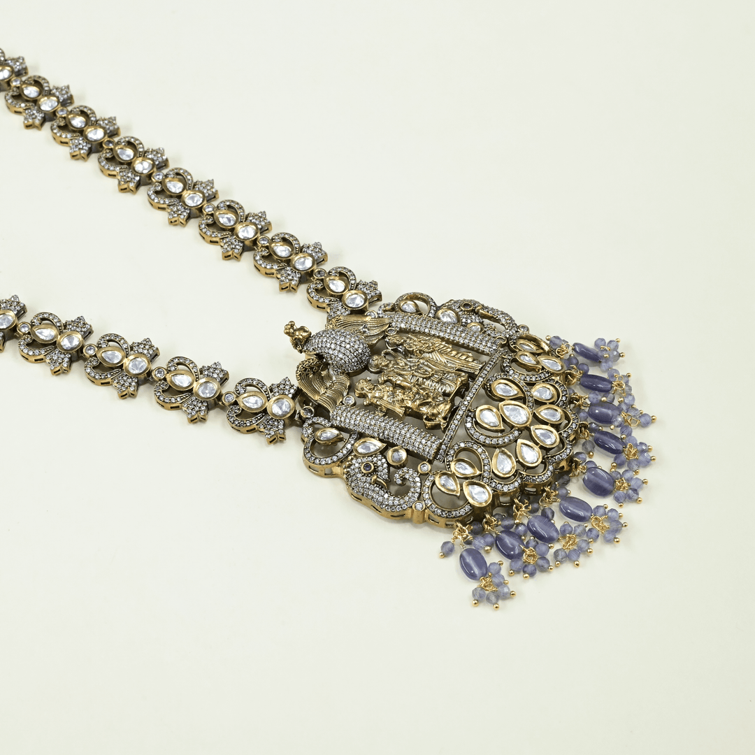 Victorian Ram Parivar Heavy Necklace Set